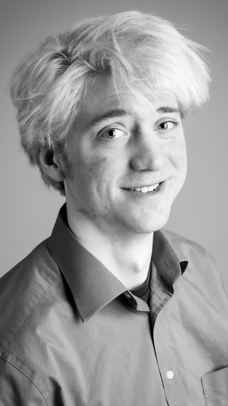 Jockey stepan headshot black and white